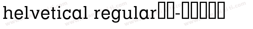 helvetical regular免费字体转换